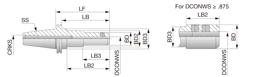 CAT50EM3/8X4.500
